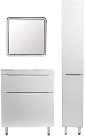 Style Line Мебель для ванной Бергамо Мини 70 белая Люкс антискрейтч Plus – фотография-8